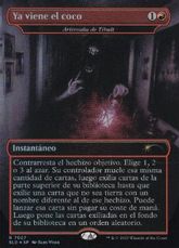 【Foil】(7027)■ボーダーレス■《Ya viene el coco》//《ティボルトの計略/Tibalt's Trickery》[SLD] 赤