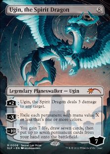 006)□ボーダーレス□《精霊龍、ウギン/Ugin, the Spirit Dragon》[SLP 
