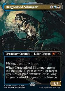 【Foil】(009)■ボーダーレス■《龍王シルムガル/Dragonlord Silumgar》[SLP] 金