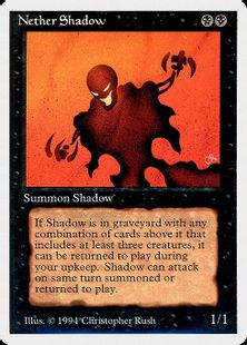 冥界の影/Nether Shadow》[Summer Magic] 黒R | 日本最大級 MTG通販 