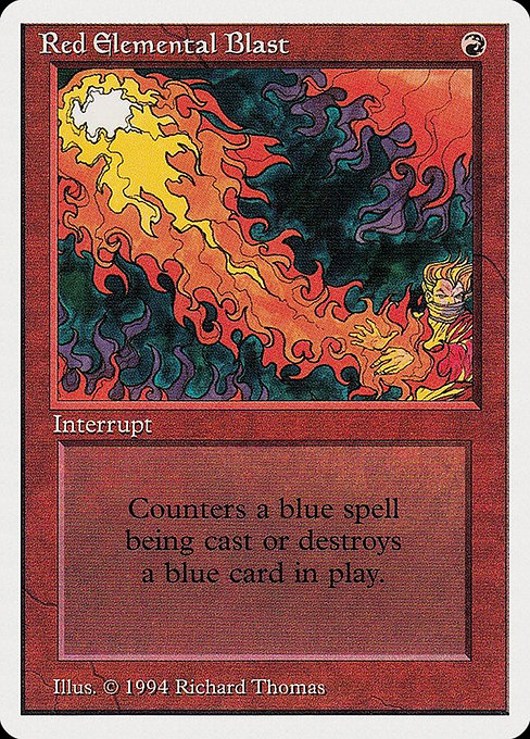 赤霊破/Red Elemental Blast  LEA英語 マジック：ザ・ギャザリング トレーディングカード おもちゃ・ホビー・グッズ 公式超高品質