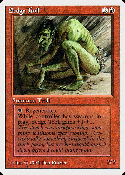 Sedge Troll》[2ED] 赤R | 日本最大級 MTG通販サイト「晴れる屋」