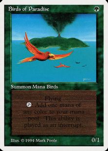 《極楽鳥/Birds of Paradise》[Summer Magic] 緑R