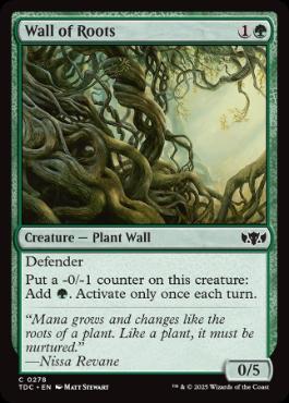 (278)《根の壁/Wall of Roots》[TDC] 緑C