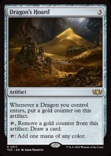 (317)《ドラゴンの財宝/Dragon's Hoard》[TDC] 茶R