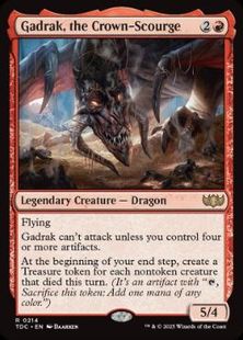 (214)《冠滅ぼしのガドラク/Gadrak, the Crown-Scourge》[TDC] 赤R