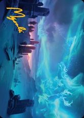 【箔押し】(020)【アート・カード】オーロラの行進[TDM]