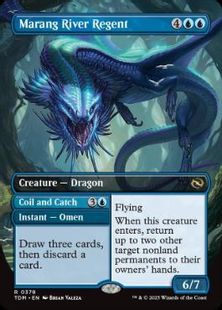 【Foil】(378)■ボーダーレス■《マラング川の執政/Marang River Regent》 [TDM-BF] 青R