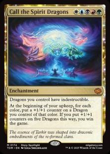 (174)《精霊龍の呼集/Call the Spirit Dragons》[TDM] 金R