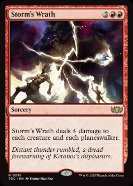 (236)《嵐の怒り/Storm's Wrath》[TDC] 赤R