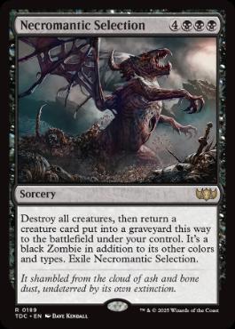 (189)《屍術淘汰/Necromantic Selection》[TDC] 黒R
