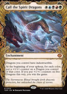 309)□ショーケース□《精霊龍の呼集/Call the Spirit Dragons