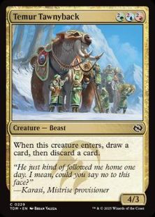 (229)《ティムールの栗毛獣/Temur Tawnyback》[TDM] 金C