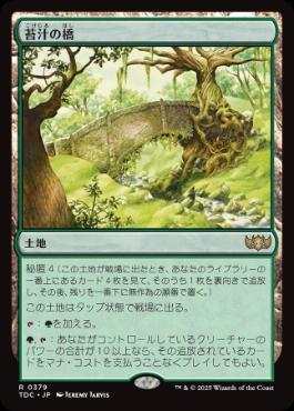 (379)《苔汁の橋/Mosswort Bridge》[TDC] 土地R