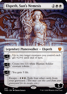 Foil】□Alternate Frame□《Elspeth, Sun's Nemesis》[THB-BF