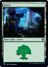 【Foil】(287)《森/Forest》[THB] 土地