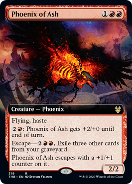 (319)■拡張アート■《灰のフェニックス/Phoenix of Ash》[THB-BF] 赤R