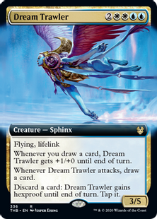 【Foil】(336)■拡張アート■《夢さらい/Dream Trawler》[THB-BF] 金R