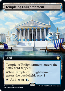 【Foil】(349)■拡張アート■《啓蒙の神殿/Temple of Enlightenment》[THB-BF] 土地R