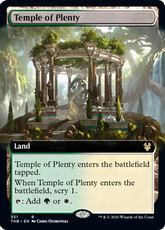 【Foil】(351)■拡張アート■《豊潤の神殿/Temple of Plenty》[THB-BF] 土地R