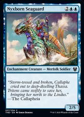 【Foil】(057)《ニクス生まれの海護/Nyxborn Seaguard》[THB] 青C