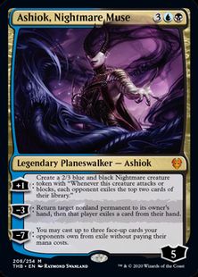 【Foil】(208)《悪夢の詩神、アショク/Ashiok, Nightmare Muse》[THB] 金R
