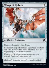 【Foil】(241)《傲慢の翼/Wings of Hubris》[THB] 茶C