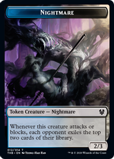 【Foil】(012)《ナイトメアトークン/Nightmare Token》[THB] 金