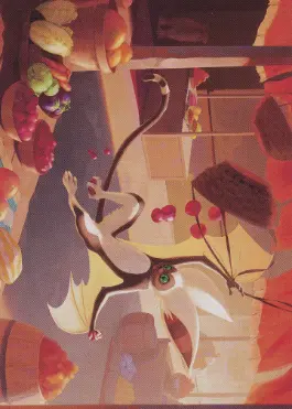 (003)【アート・カード】いたずら好きのペット、モモ[TLA]