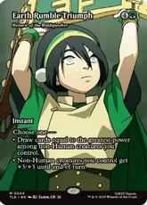 【Foil】(044)■ボーダーレス■《土の武道会の覇者/Earth Rumble Triumph》//《野生語りの帰還/Return of the Wildspeaker》[TLE] 緑R