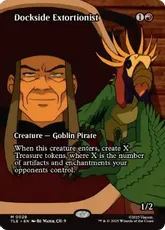 【Foil】(028)■ボーダーレス■《波止場の恐喝者/Dockside Extortionist》[TLE] 赤R