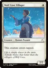 (276)(Aang Tutorial 1)《狼湾の村人/Wolf Cove Villager》[TLE] 白C