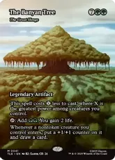 【Foil】(041)■ボーダーレス■《バンヤングローブの木/The Banyan Tree》//《グレートヘンジ/The Great Henge》[TLE] 緑R