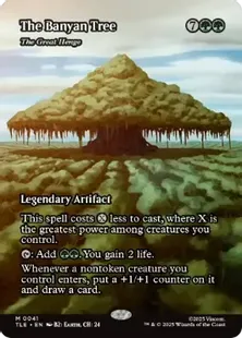 MTG Foil バンヤングローブの木 グレートヘンジ 英語 スパイダーマン