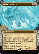 【Foil】(336)■ショーケース■《アンの氷山/Aang's Iceberg》[TLA-BF] 白R