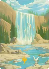 【箔押し】(051)【アート・カード】島[TLA]