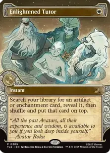 305)□ショーケース□《悟りの教示者/Enlightened Tutor》[TLE] 白R