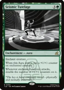 254)《震動観想/Seismic Tutelage》[TLE] 緑R | 日本最大級 MTG通販