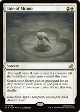 【Foil】(086)《モモの物語/Tale of Momo》[TLE] 白R