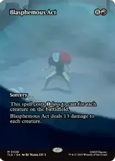 【Foil】(026)■ボーダーレス■《冒涜の行動/Blasphemous Act》[TLE] 赤R