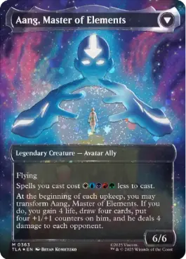 レイズド・Foil】(363)□ボーダーレス□《アバター・アン/Avatar Aang