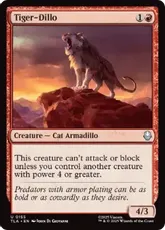 【Foil】(155)《トラマジロ/Tiger-Dillo》[TLA] 赤U