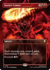 【Foil】(332)■ボーダーレス■《ソジンの彗星/Sozin's Comet》[TLA-BF] 赤R