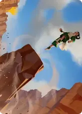 【箔押し】(016)【アート・カード】石塔での打ち上げ[TLA]