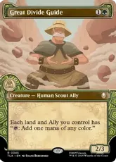 【Foil】(345)■ショーケース■《万里の渓谷の案内人/Great Divide Guide》[TLA-BF] 緑R
