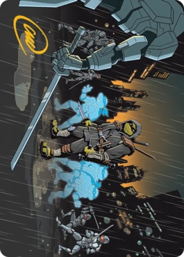 (023)【箔押し】【アート・カード】ラスト・ローニンの奥義 [TMT]