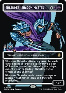 Surge・Foil】(088)□Borderless□《Shredder, Shadow Master》[TMC