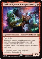 【サージ・Foil】(028)《野放しの荒くれ者、トッカとラーザー/Tokka & Rahzar, Unsupervised》[TMC] 赤R