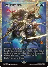 【フラクチャー・Foil】(294)■ショーケース■《時を駆けるタートルズ/Turtles in Time》[TMT-BF] 青R