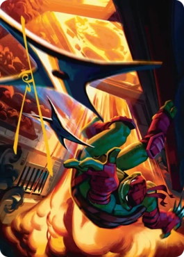 (048)【箔押し】【アート・カード】鉄火の嵐 [TMT]